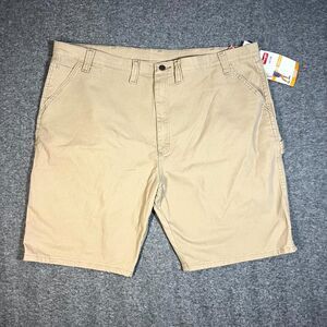 Men's Wrangler Five Star Premium Carpenter Shorts Brown 46 Work